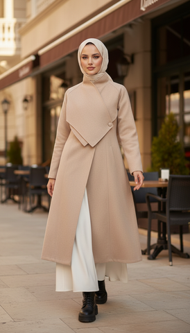 Multi-Style Wool Coat for Every Look