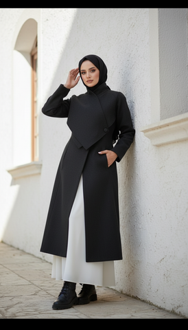 Multi-Style Wool Coat for Every Look