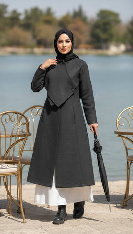 Multi-Style Wool Coat for Every Look