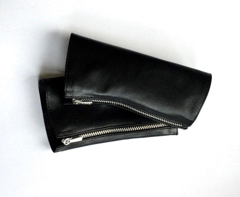 Fingerless Genuine Leather Gloves with Soft Velvet Lining