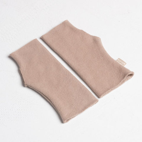 Cotton Fingerless Gloves, Hand Warmers Arms texting glows, Herringbone, Wrist Warmers, Beige Gloves, Rustic, Steampunk, Celtic, Folk Style