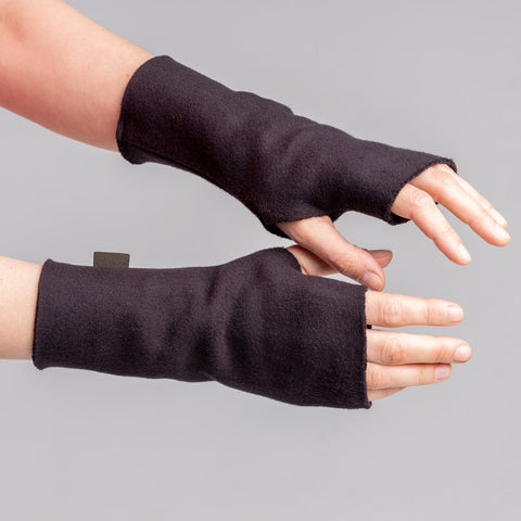 Cotton Fingerless Gloves, Hand Warmers Arms texting glows, Herringbone, Wrist Warmers, Beige Gloves, Rustic, Steampunk, Celtic, Folk Style