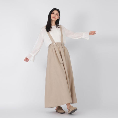 Elegant Cloche Skirt with Removable Straps & Side Pockets – 3 Sizes Available