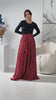 Red tartan maxi skirt Red plaid maxi skirt Red maxi skirt with pockets Red long skirt Red long plaid skirt Long woman skirt Maxi Skirt